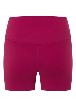 Lorna Jane Lotus No Chafe Phone Pocket 12cm Bike Shorts PersianRose Clearance