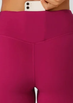 Lorna Jane Lotus No Chafe Phone Pocket Ankle Biter Leggings PersianRose Online