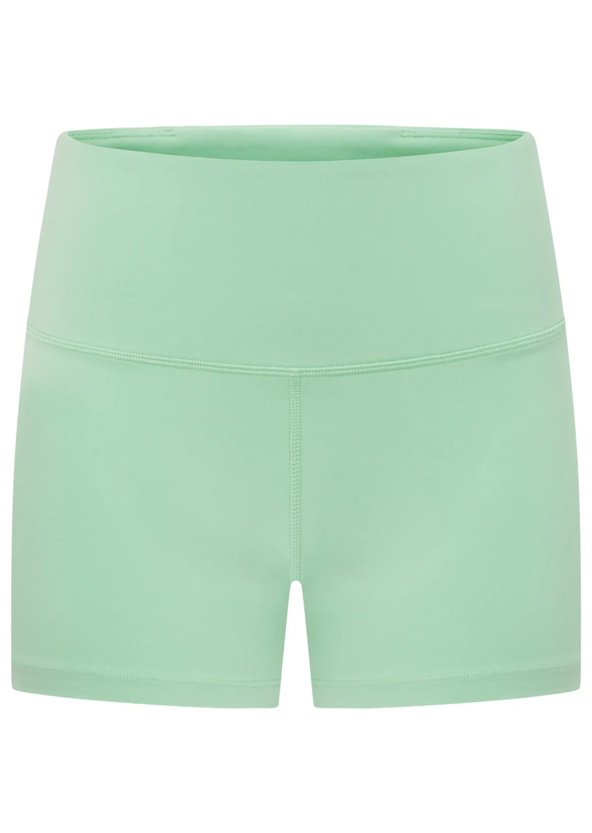 Lorna Jane Lotus No Chafe Phone Pocket 9cm Bike Shorts SoftMint Clearance