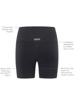 Lorna Jane Lotus No Chafe 6.2″ Bike Short Black Outlet