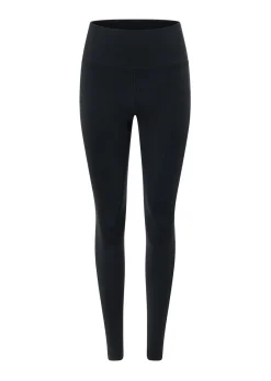 Lorna Jane Lotus Thermal No Chafe Full Length Leggings Black New