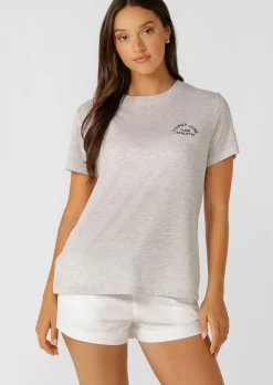 Lorna Jane Lotus T-Shirt LightGreyMarl Outlet