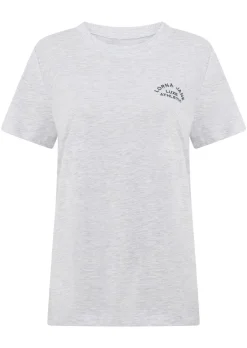 Lorna Jane Lotus T-Shirt LightGreyMarl Outlet
