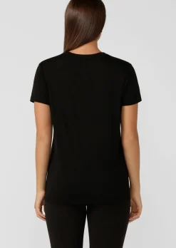 Lorna Jane Lotus T-Shirt Black Hot