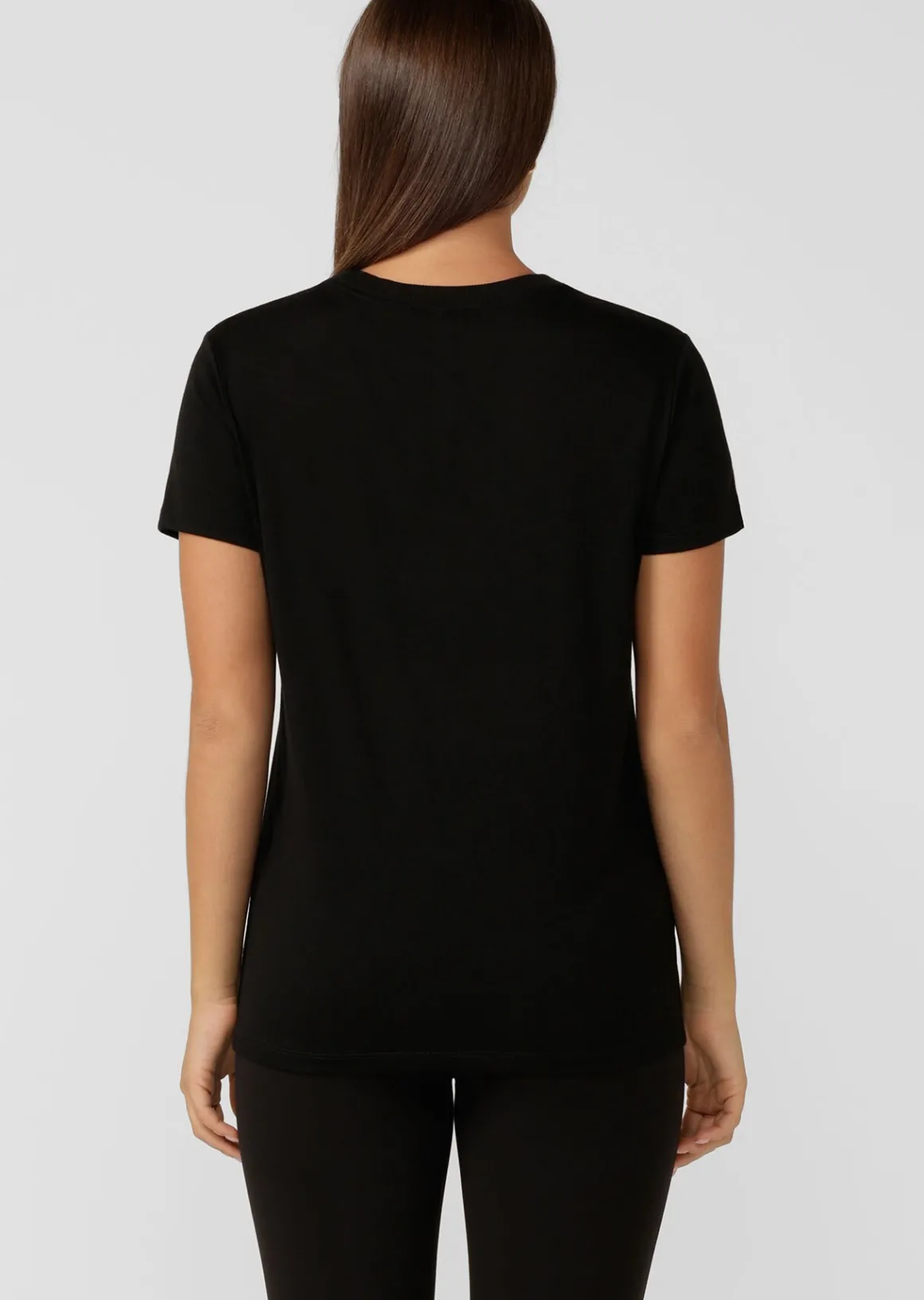 Lorna Jane Lotus T-Shirt Black Hot