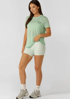 Lorna Jane Lotus T-Shirt SoftMint Clearance