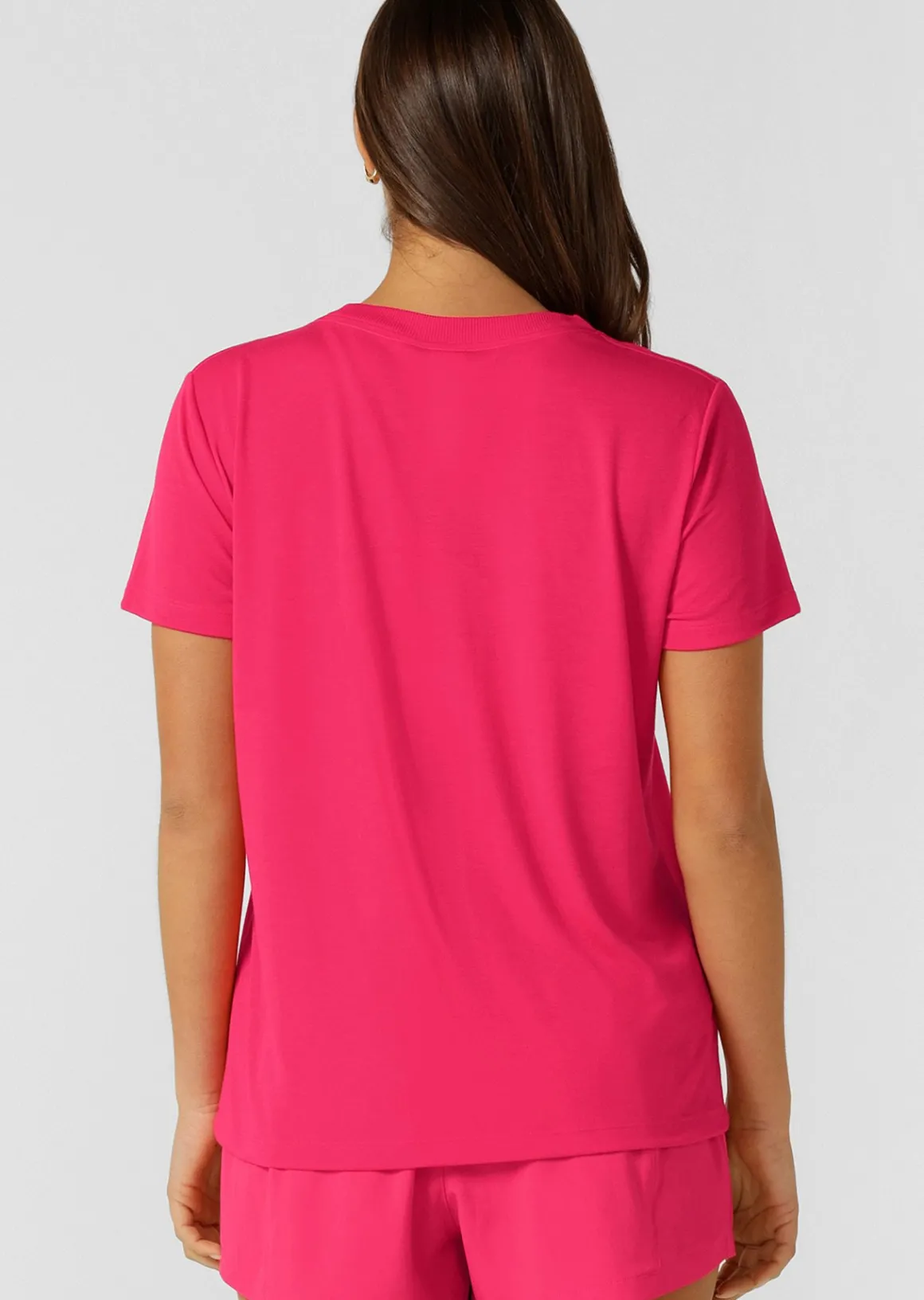 Lorna Jane Lotus T-Shirt NeonRaspberry Sale