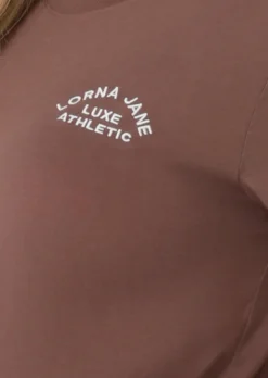 Lorna Jane Lotus T-Shirt Stone Outlet