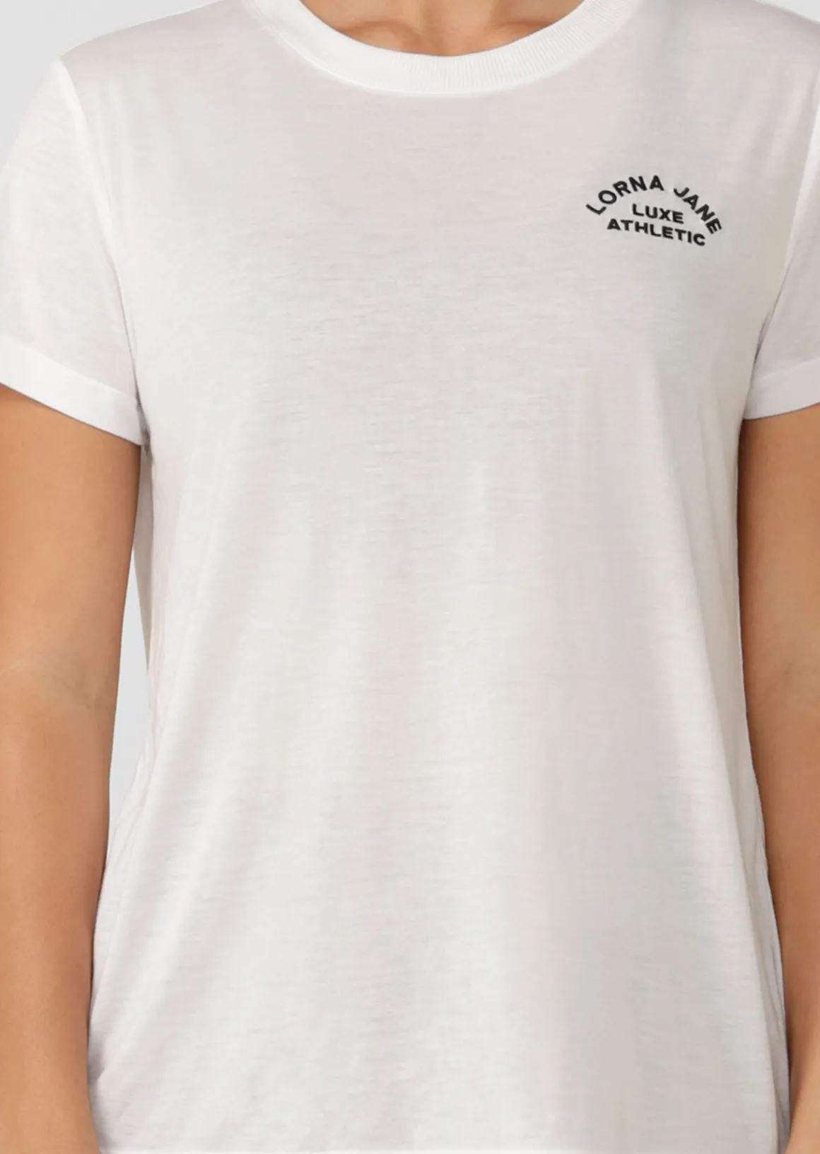 Lorna Jane Lotus T-Shirt White Discount