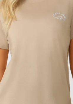 Lorna Jane Lotus T-Shirt OxfordTan Sale