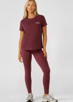 Lorna Jane Lotus T-Shirt Mulberry Online