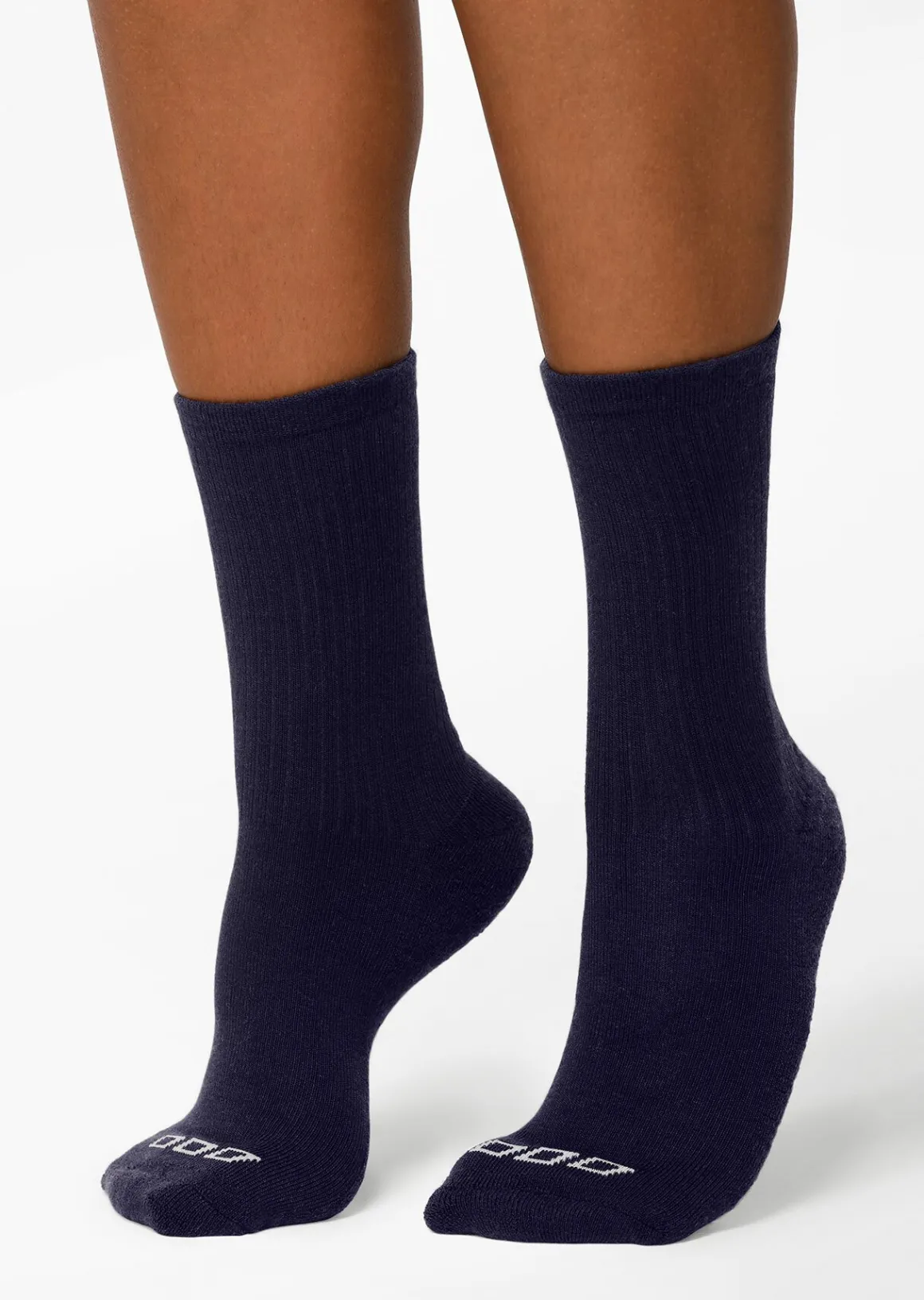 Lorna Jane Merino Wool Blend Quarter Crew Sock FrenchNavy New