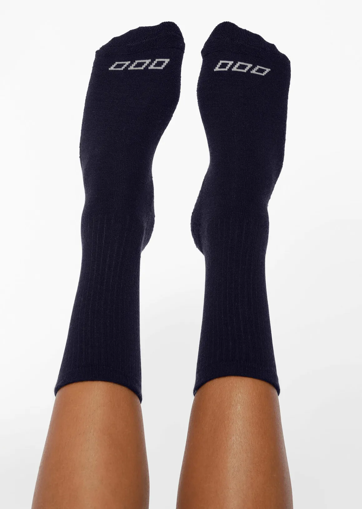 Lorna Jane Merino Wool Blend Quarter Crew Sock FrenchNavy New