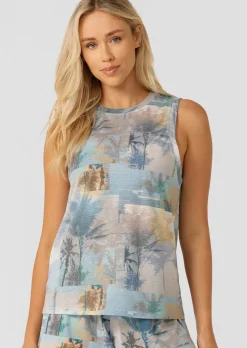 Lorna Jane Mirage Muscle Tank MiragePrint New