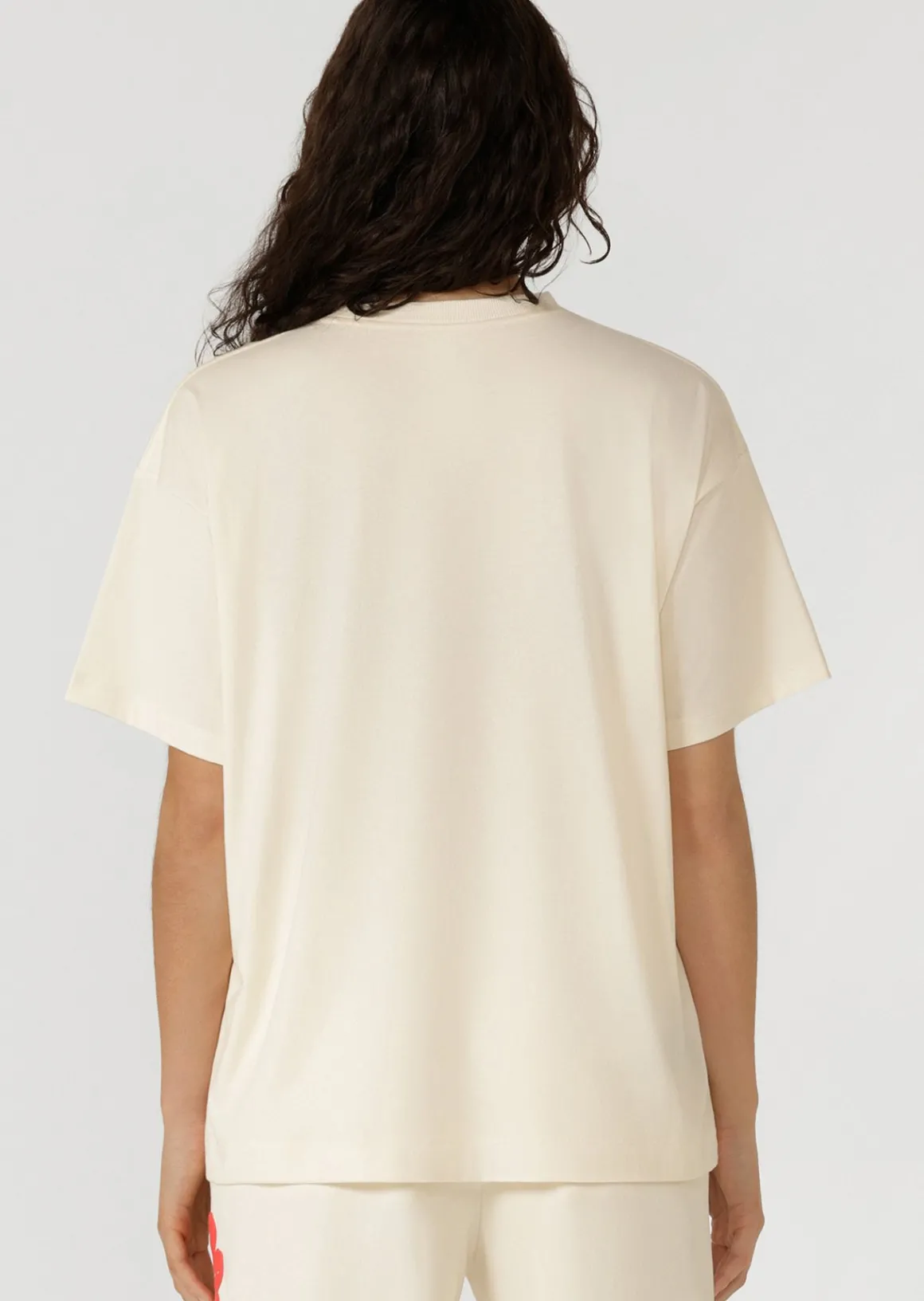 Lorna Jane Motif Print T-Shirt Cream Sale