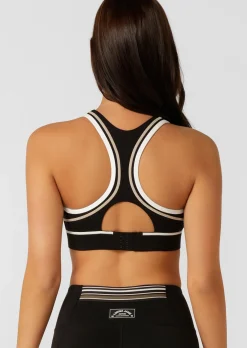 Lorna Jane Move Swift Sports Bra Black Hot