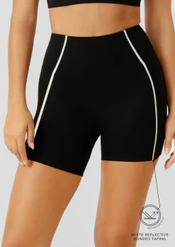 Lorna Jane Night Runner 16cm Bike Short Black Outlet