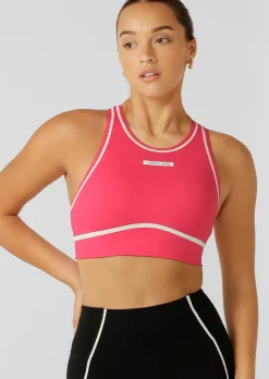 Lorna Jane Night Runner Sports Bra NeonRaspberry New