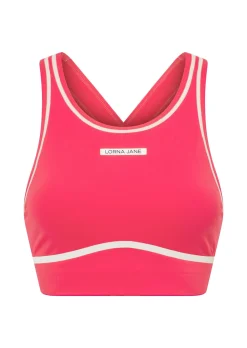 Lorna Jane Night Runner Sports Bra NeonRaspberry New