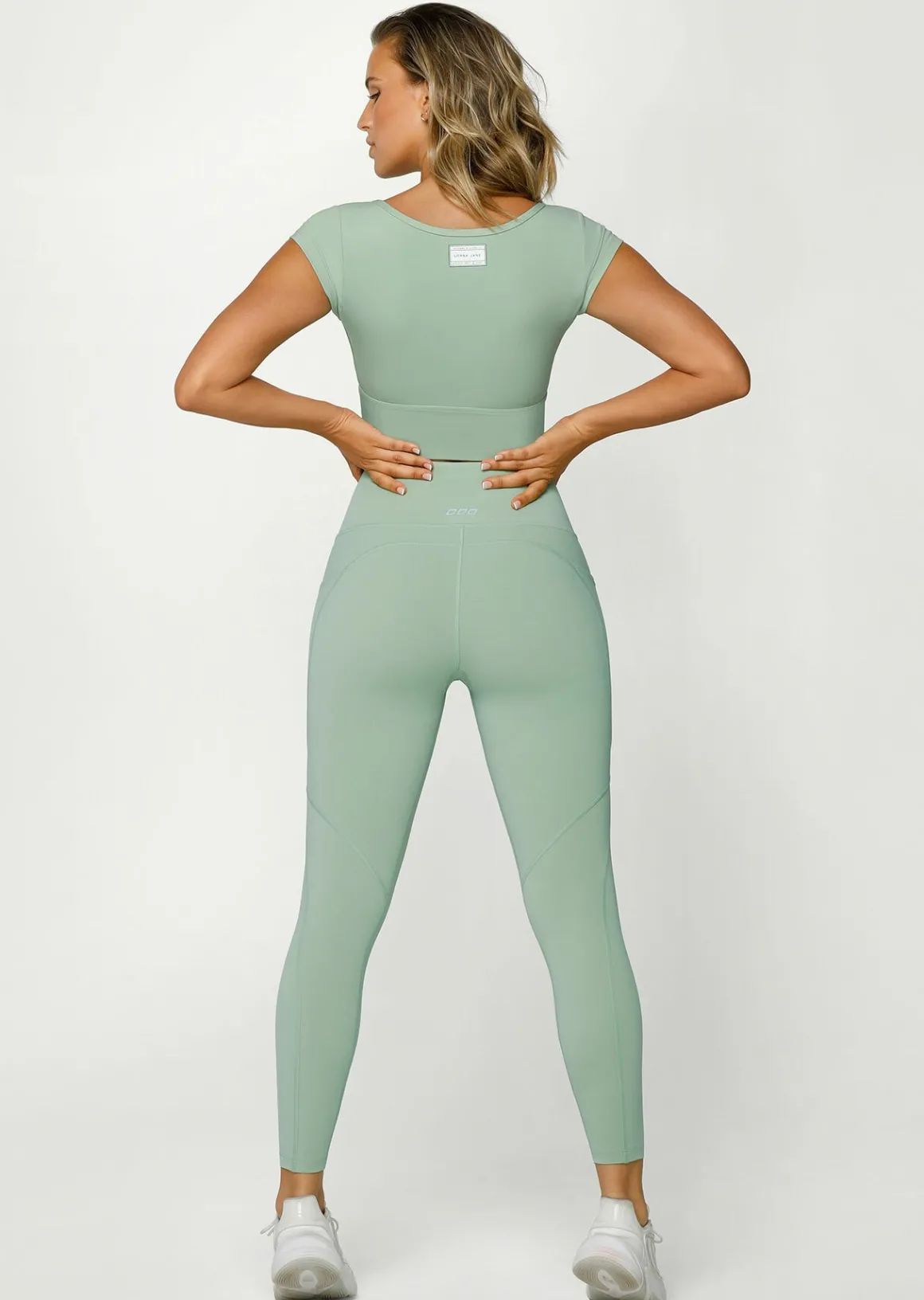 Lorna Jane Notched Sports Bra WildMint Clearance