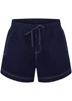 Lorna Jane Off Duty Denim Pull On Shorts FrenchNavy Outlet