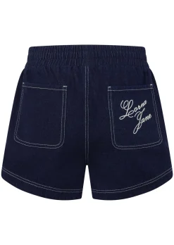 Lorna Jane Off Duty Denim Pull On Shorts FrenchNavy Outlet