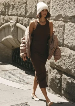 Lorna Jane On The Move Maxi Dress Espresso Hot