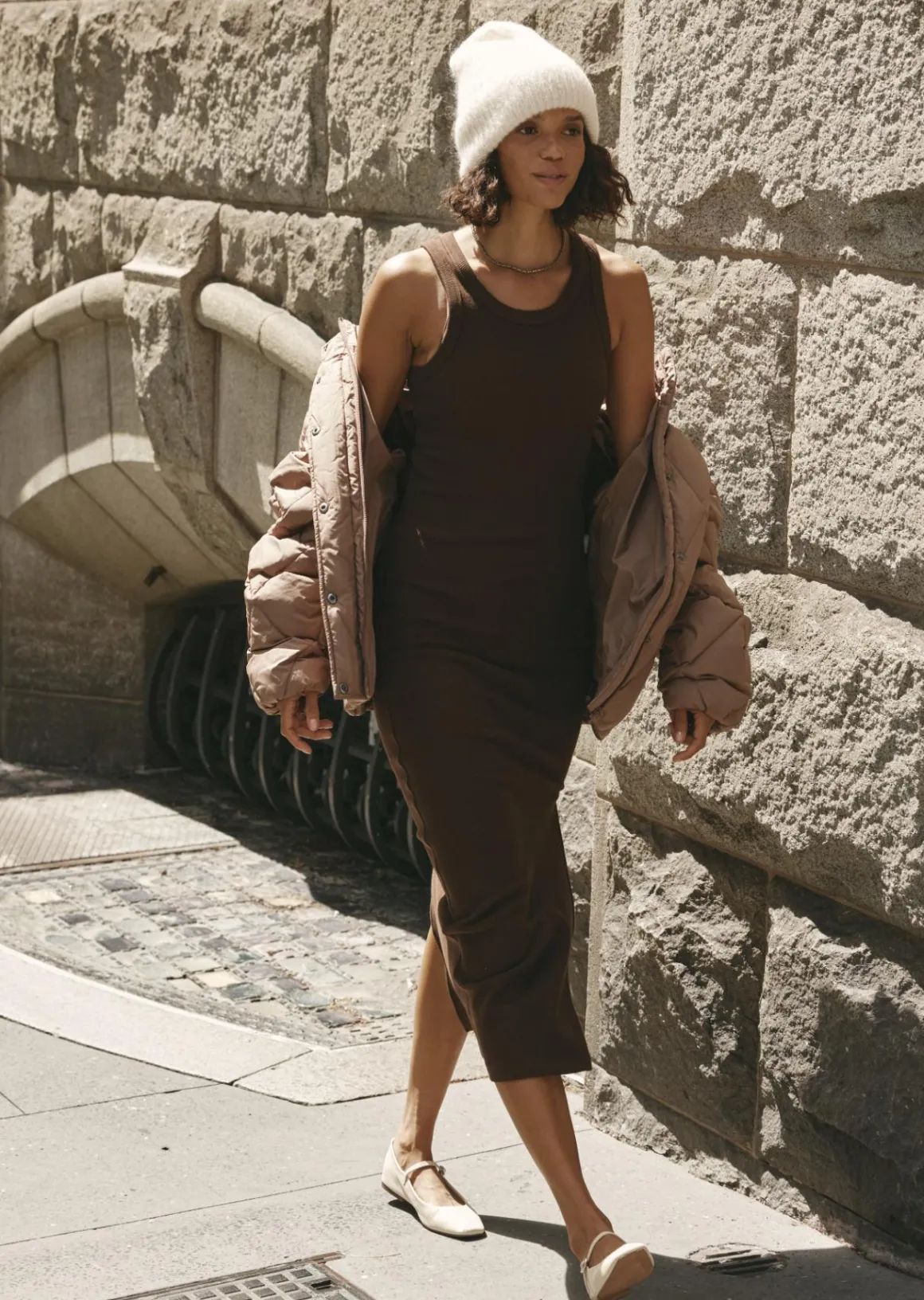 Lorna Jane On The Move Maxi Dress Espresso Hot