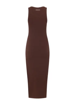 Lorna Jane On The Move Maxi Dress Espresso Hot
