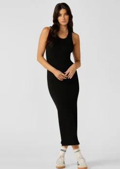 Lorna Jane On The Move Maxi Dress Black Hot