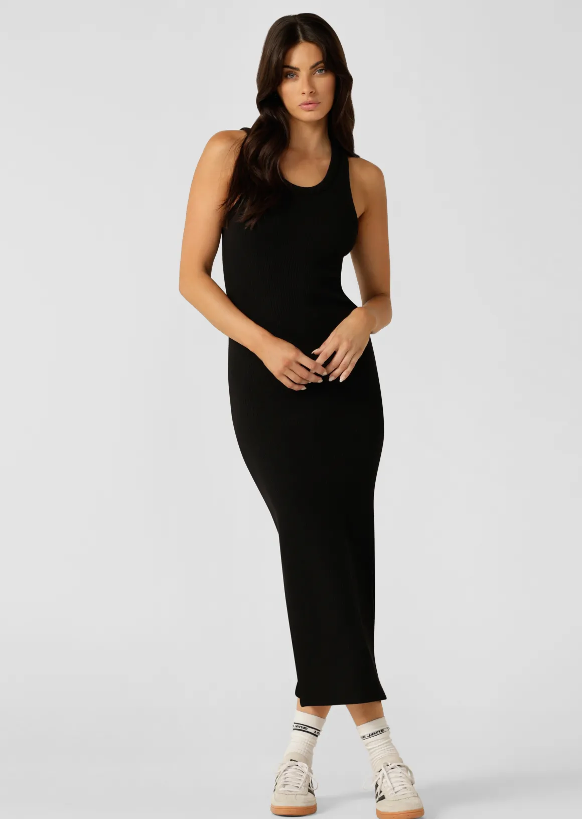 Lorna Jane On The Move Maxi Dress Black Hot