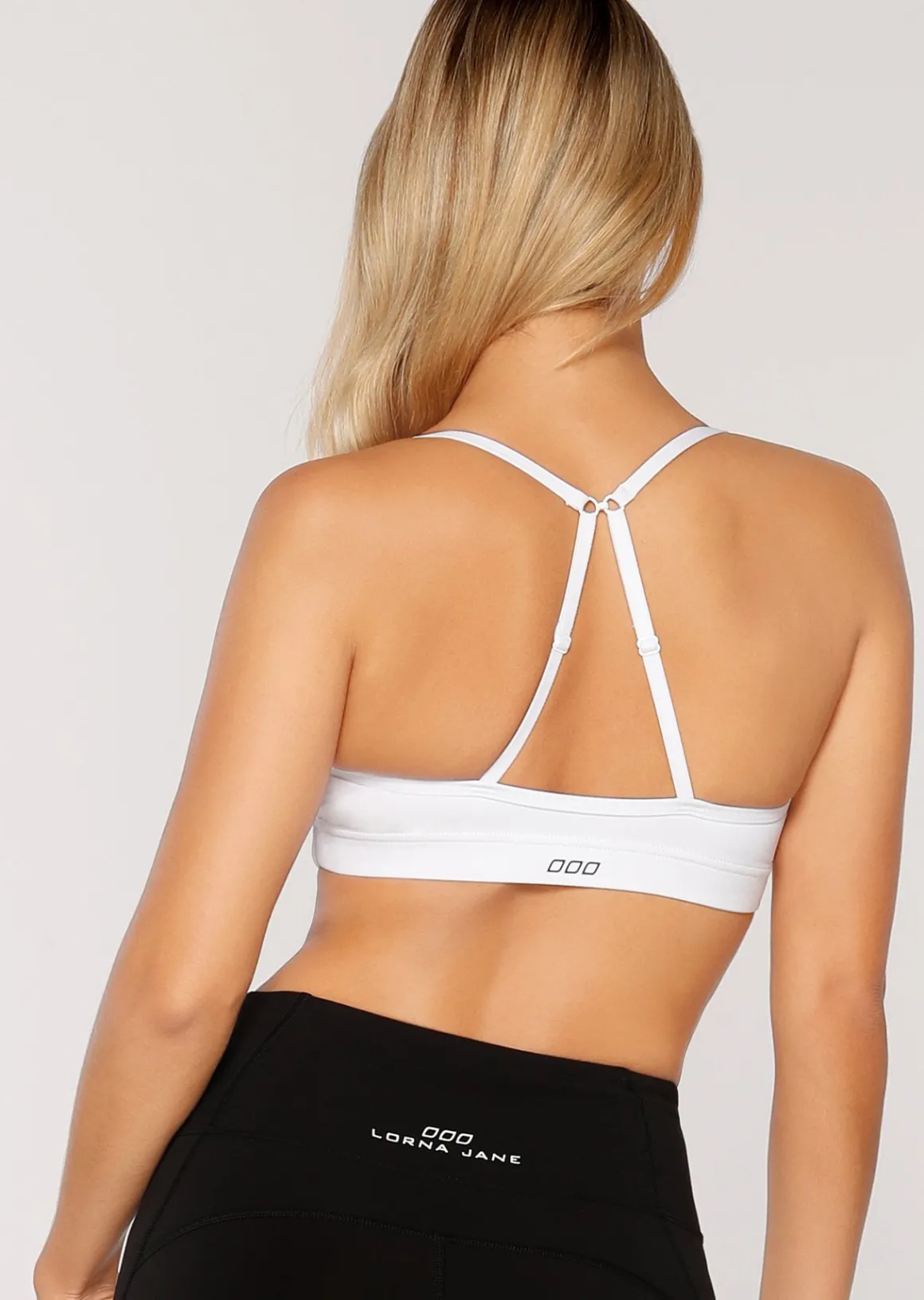 Lorna Jane Pammy High Support Sports Bra White Discount