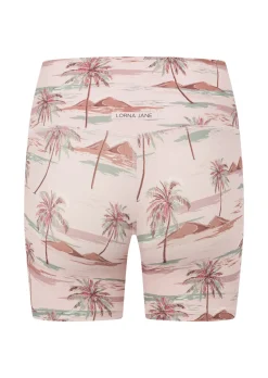 Lorna Jane Paradise Palm 12cm Bike Shorts ParadisePalmPrint New