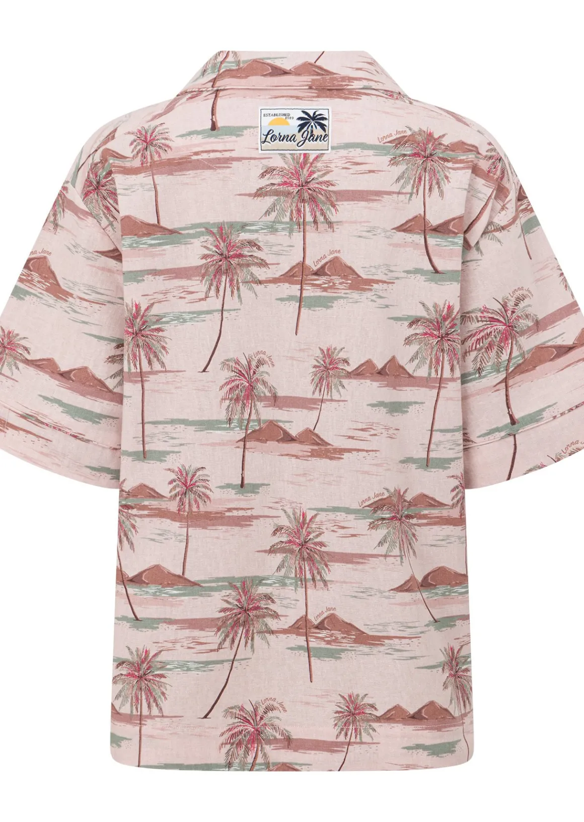 Lorna Jane Paradise Palm Weekend Shirt ParadisePalmPrint Clearance