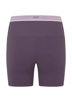 Lorna Jane Perfect Practice Rib 12Cm Bike Short MidnightPlum