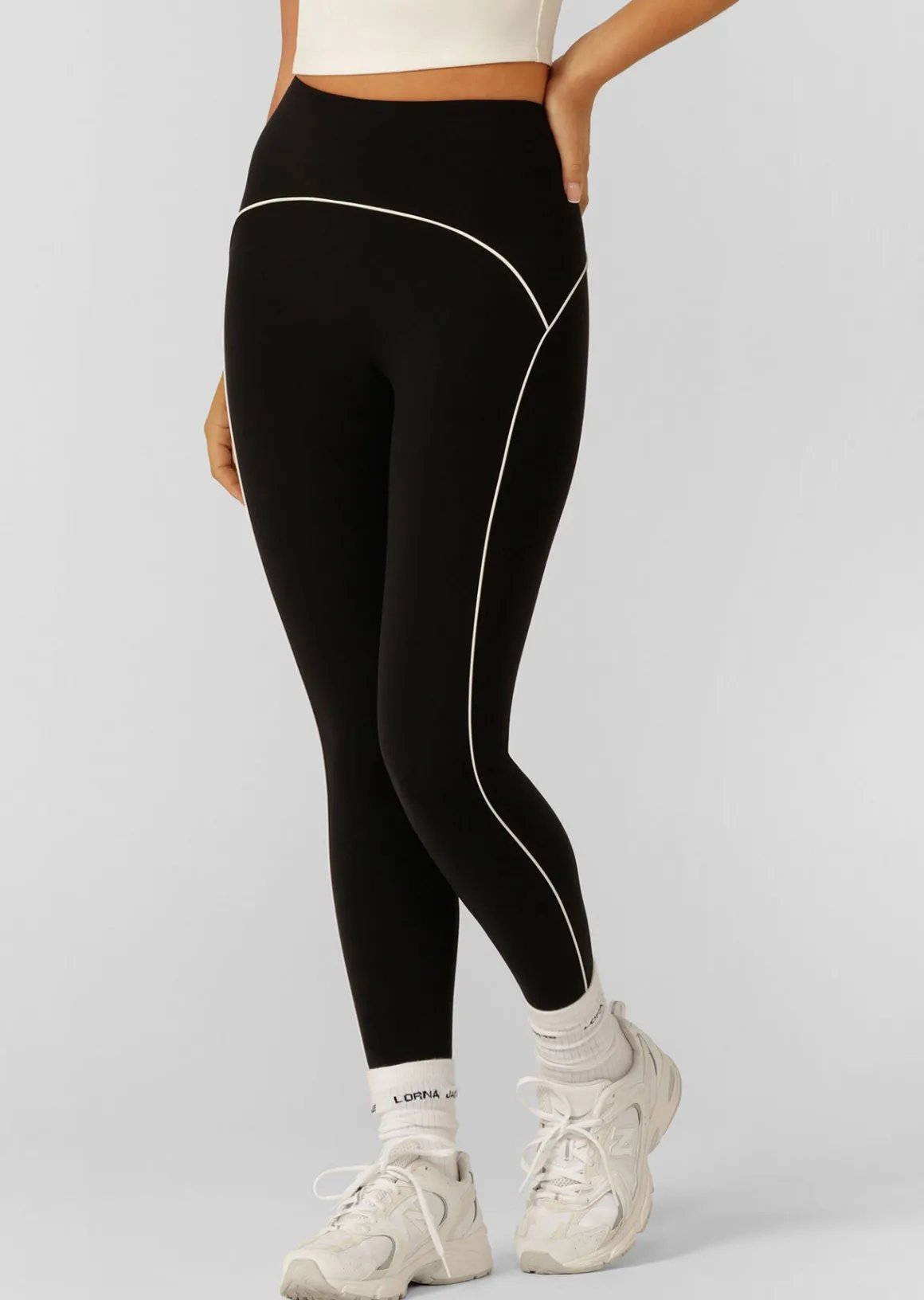 Lorna Jane Pipe Dream Full Length Leggings Black Clearance