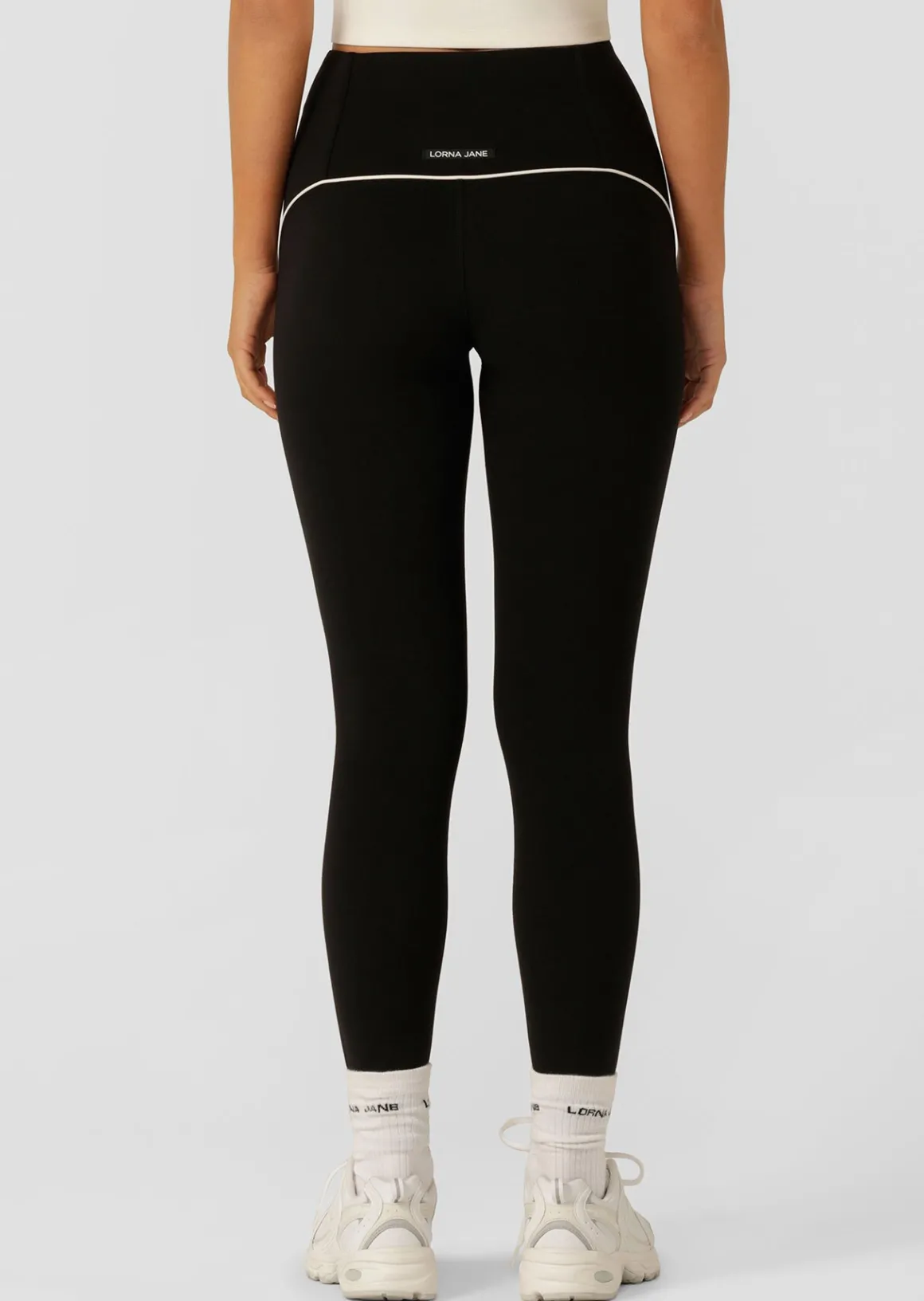 Lorna Jane Pipe Dream Full Length Leggings Black Clearance