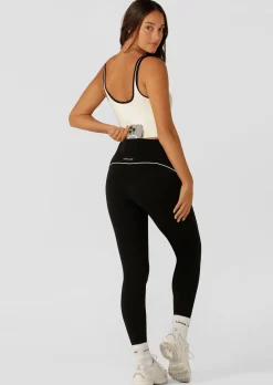 Lorna Jane Pipe Dream Full Length Leggings Black Clearance