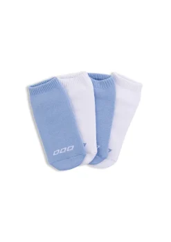 Lorna Jane 2PK Icon Pilates Grip Socks LightMoonlight&White Online
