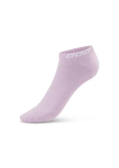 Lorna Jane 2PK Iconic Socks PaleOrchidLilac&White New