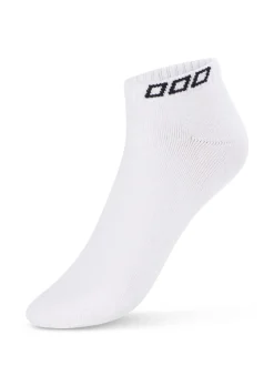 Lorna Jane 3PK Iconic Socks Black&LtMoontide&White Sale