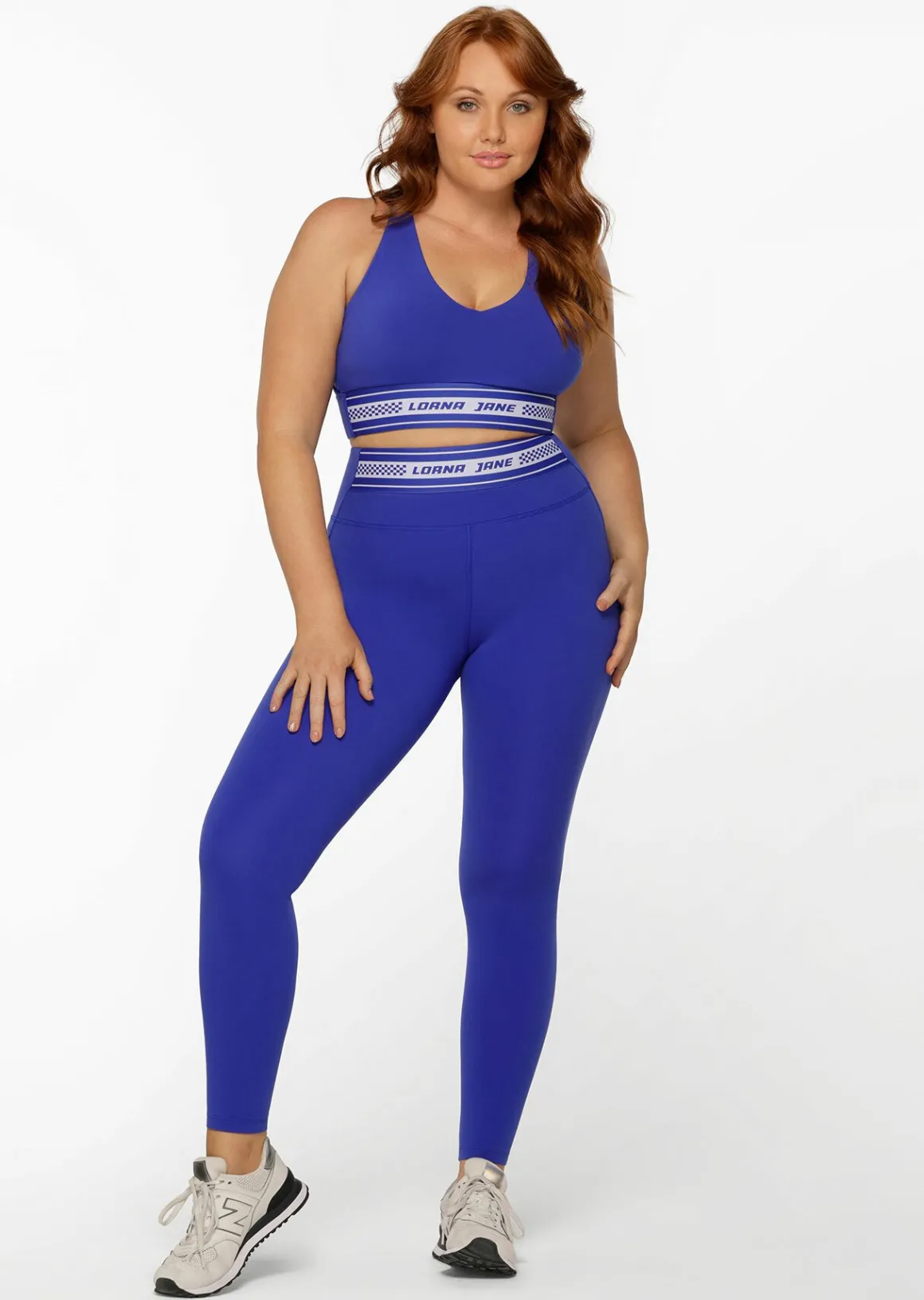Lorna Jane Qualify No Chafe Full Length Leggings MagneticBlue Online