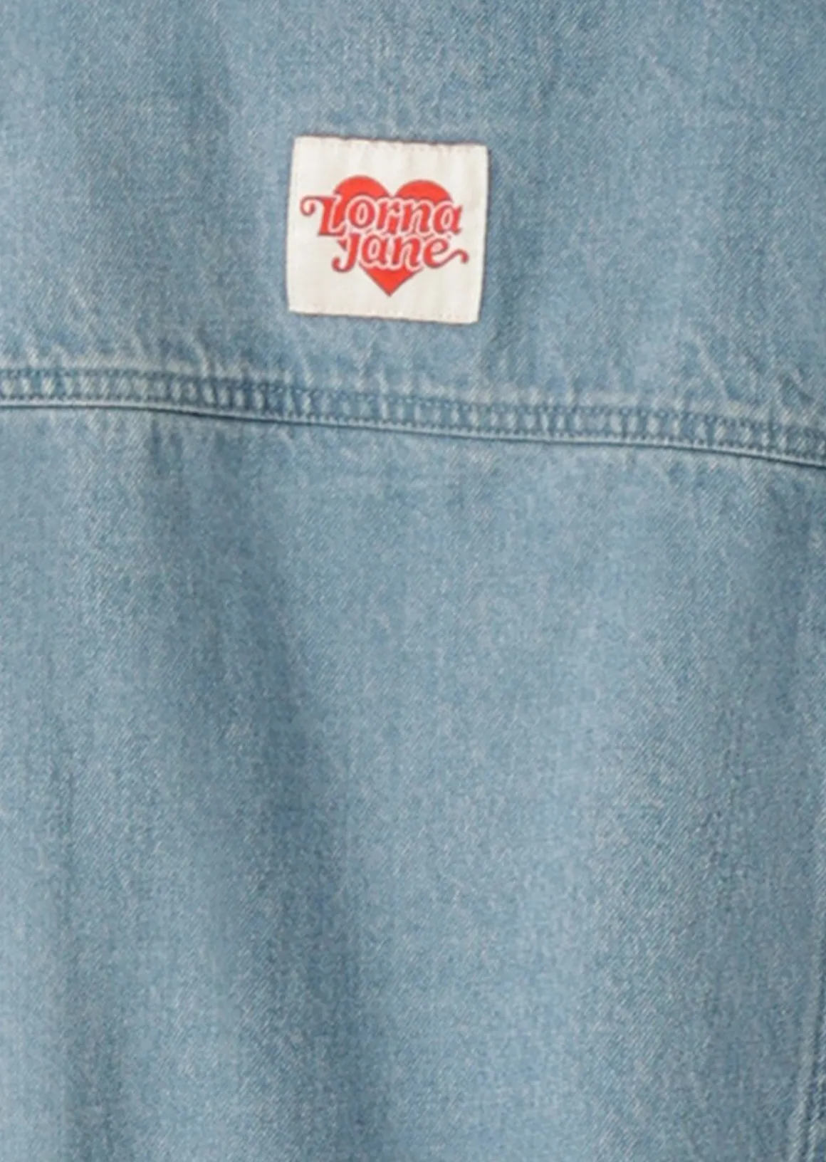 Lorna Jane Ranch Dreams Denim Vest LightWashedDenim Clearance