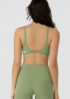 Lorna Jane Reform Rib Sports Bra GreenGoodness