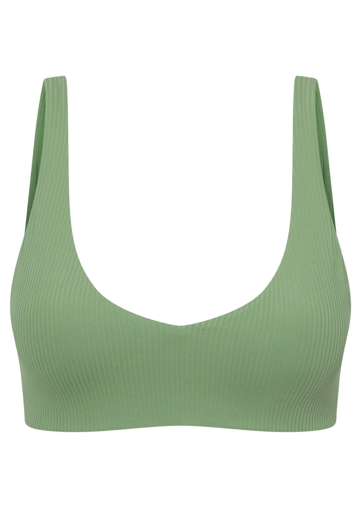 Lorna Jane Reform Rib Sports Bra GreenGoodness