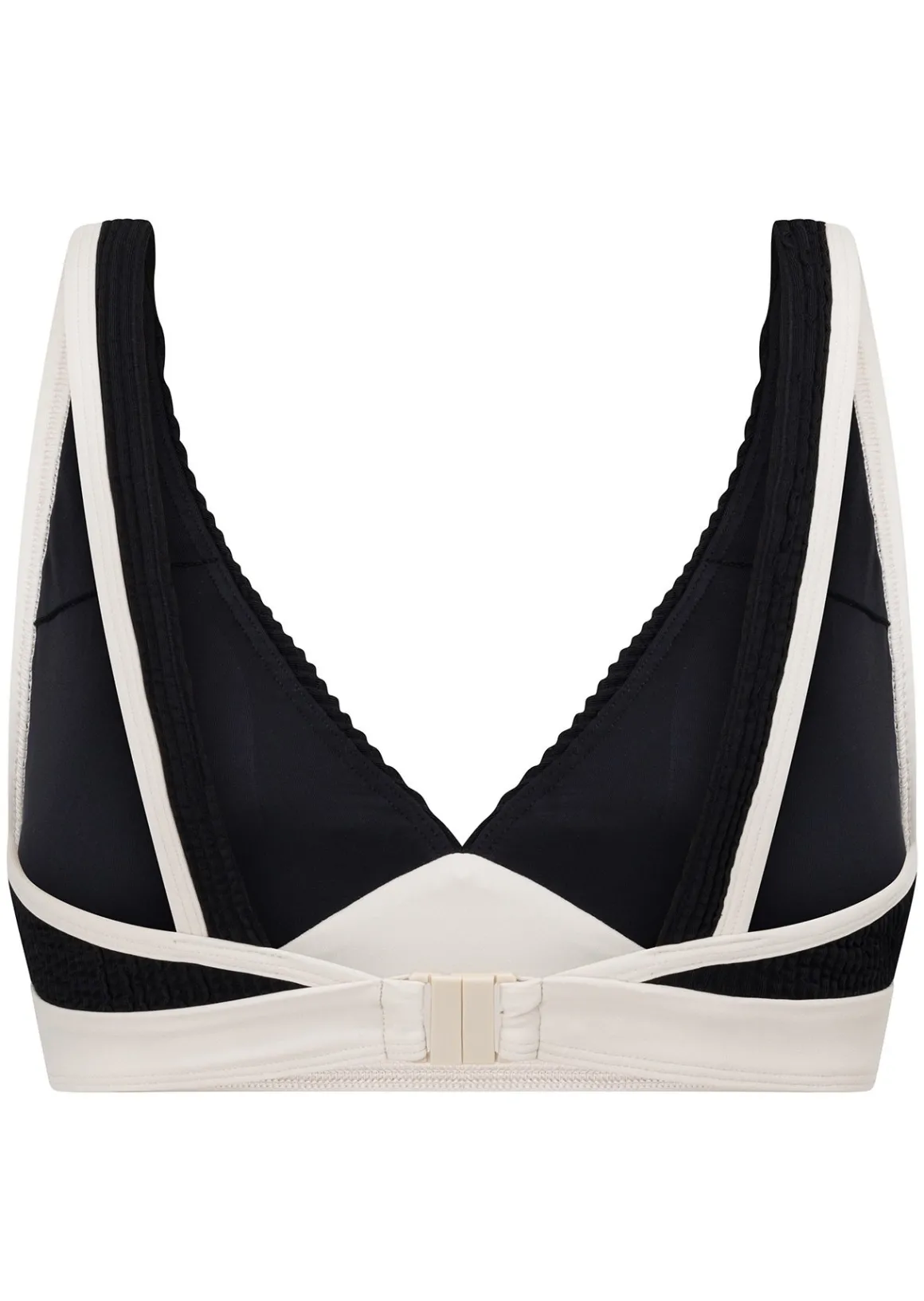 Lorna Jane Relaxation Crimped Swim Bra Black New