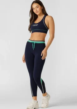 Lorna Jane Relay Ankle Biter Leggings FrenchNavy Hot