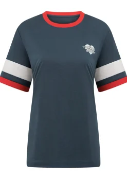 Lorna Jane Retro Linen T-Shirt PaleIndigo Outlet
