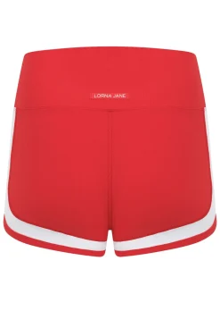 Lorna Jane Retro Rib Shorts Ginger