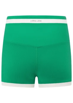 Lorna Jane Retro Swim 9cm Bike Shorts SeaGlass Hot